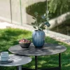 Twist Soffbord Ø45 | Teak/ Dark Grey