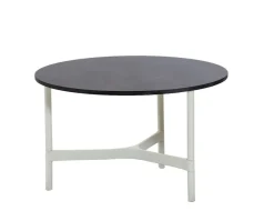 Twist Soffbord Ø70 | White/ Dark Grey Structure