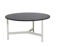 Twist Soffbord Ø90 | White/ Dark Grey Structure