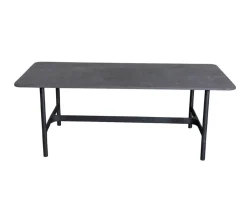 Twist Soffbord 120x60 | Lava Grey/ Fossil Black
