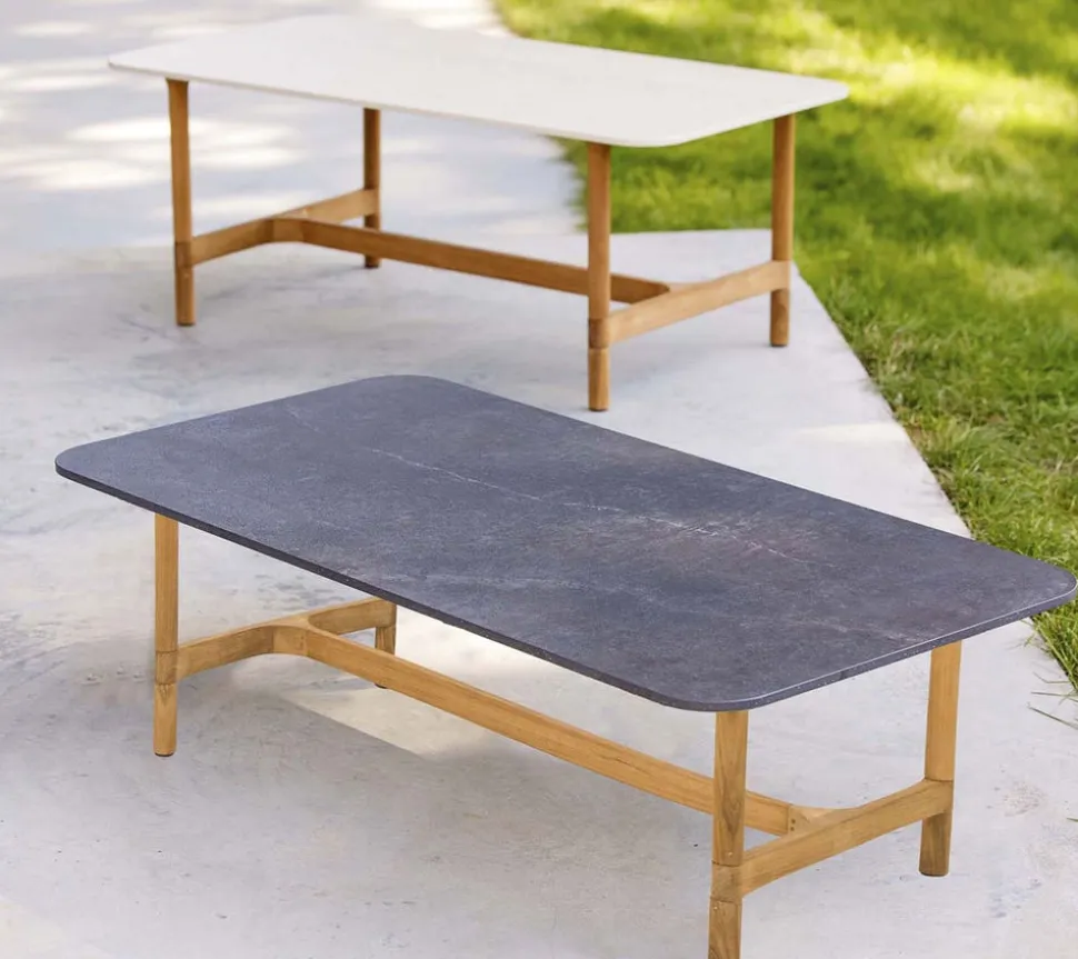 Twist Soffbord 120x60 | Lava Grey/ Travertine Look