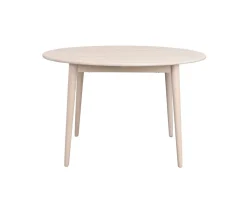 Tyler Matbord 120 Runt | Vitpigm. Ek