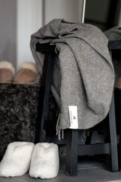 Ulla Fårskinnstofflor Creme | Storlek 36