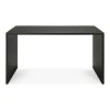 U Skrivbord 140x70 | Svartlackad Ek