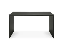 U Skrivbord 140x70 | Svartlackad Ek