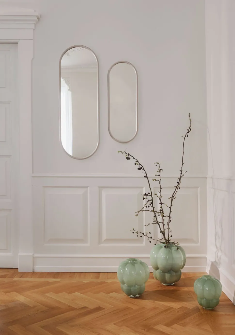 Uva Vas Glas Ø32 | Pastel Green