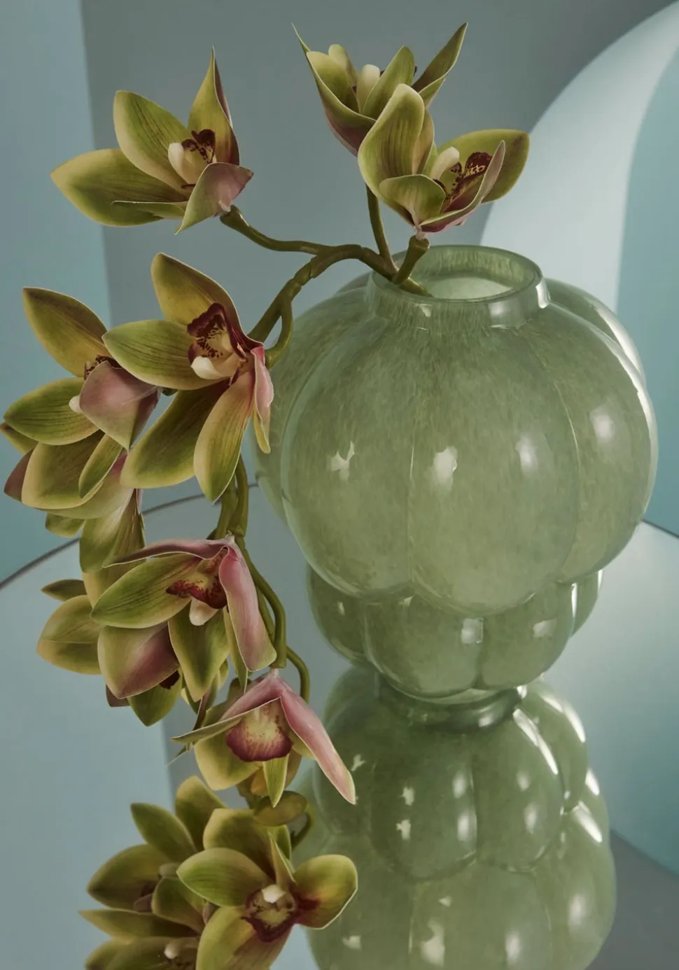Uva Vas Glas Ø32 | Pastel Green