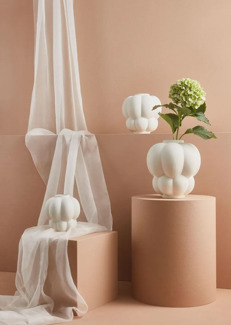 Uva Vas Keramik Ø26 | Cream