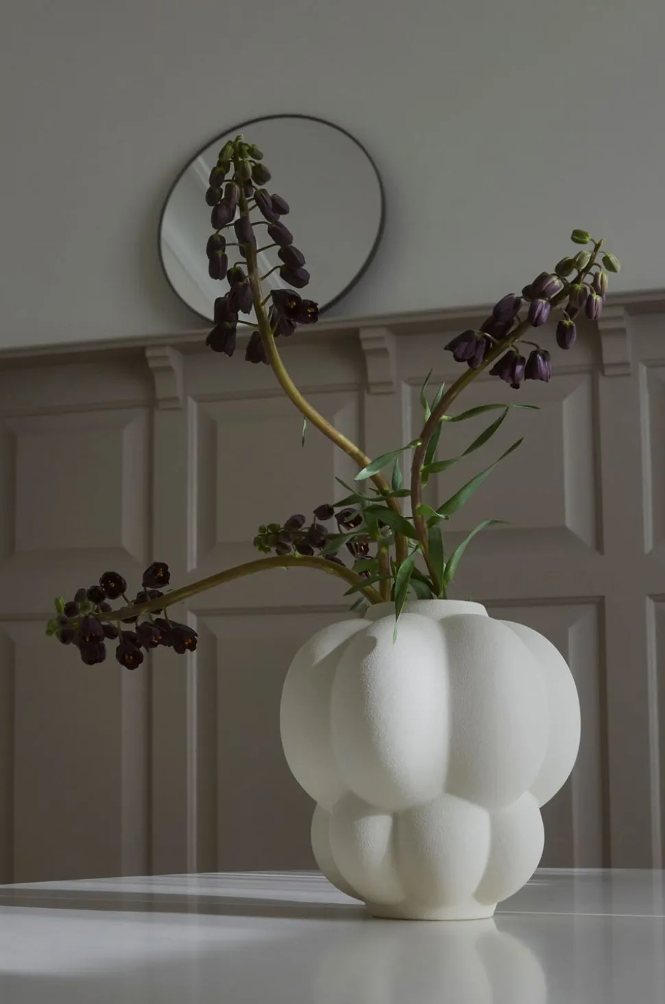 Uva Vas Keramik Ø20 | Cream