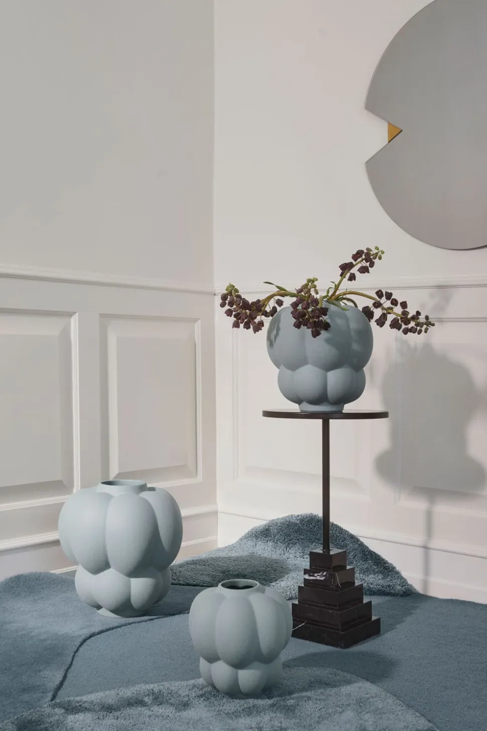 Uva Vas Keramik Ø20 | Pale Mint