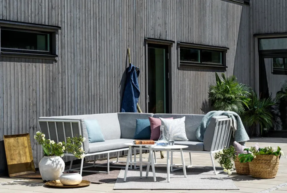 Vannes Soffbord Ø75 | Grå