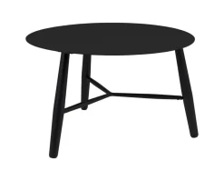 Vannes Soffbord Ø75 | Svart