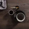 Velvet Matbord | Platta räfflade träben
