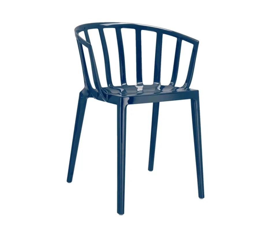 Venice Stol | Glossy Blue