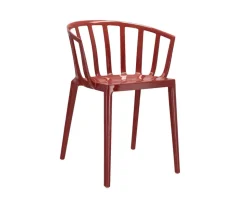 Venice Stol | Glossy Burgundy