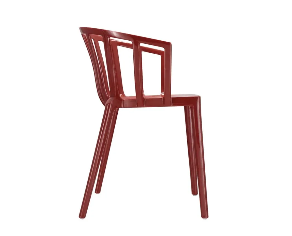 Venice Stol | Glossy Burgundy