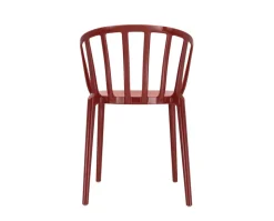 Venice Stol | Glossy Burgundy
