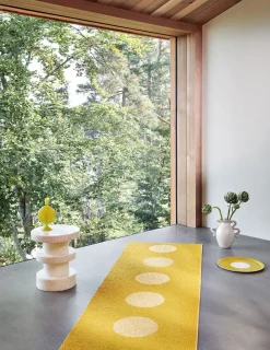 Vera Pop Gångmatta Mustard/Pale Yellow 70x280