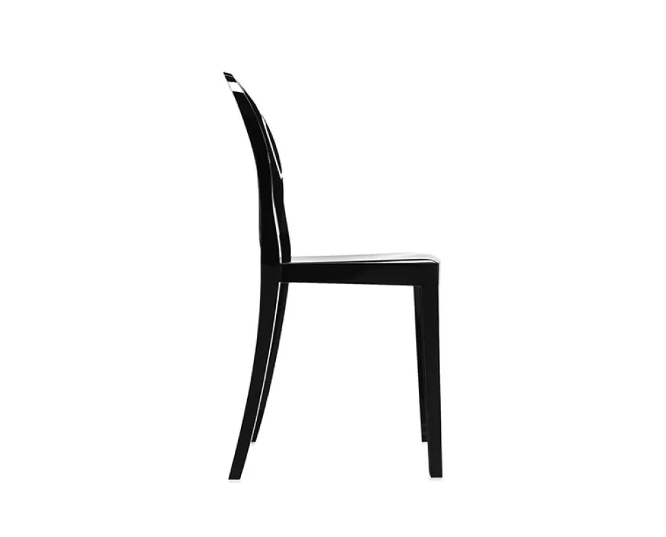 Victoria Ghost stol | Glossy Svart