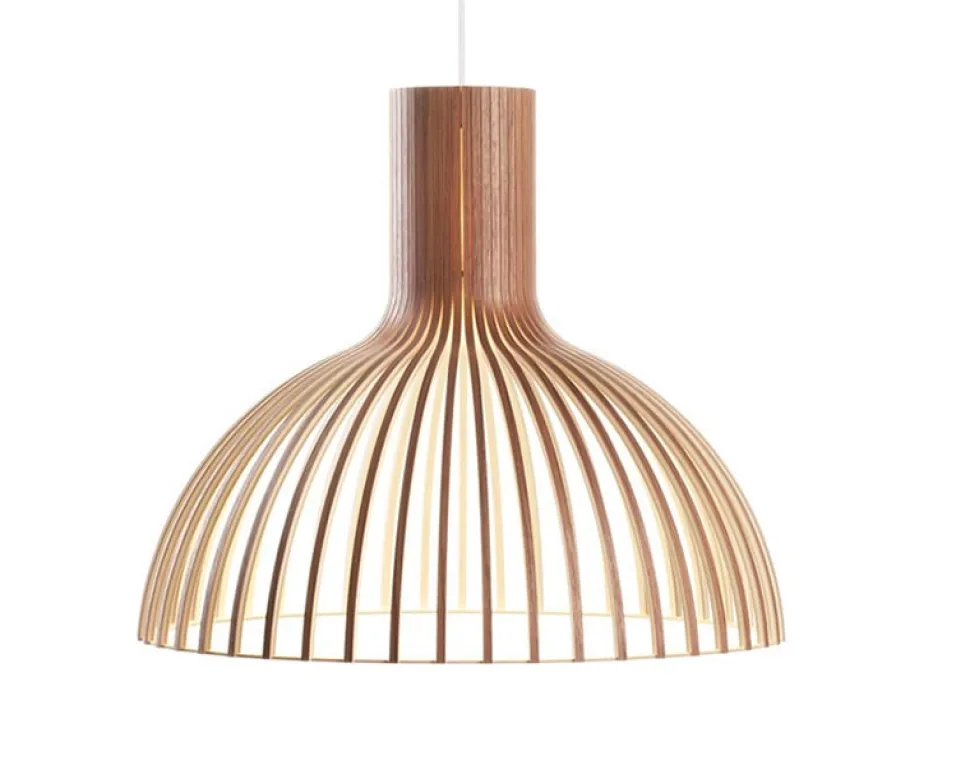 Victo 4250 taklampa Valnöt