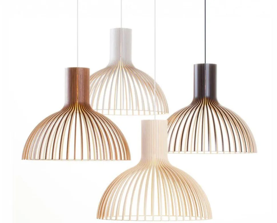 Victo 4250 taklampa Valnöt