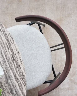Violin Dining Chair | Klädd Sits / Valnöt