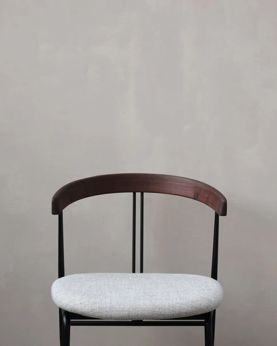 Violin Dining Chair | Klädd Sits / Valnöt