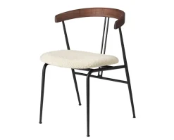 Violin Dining Chair | Klädd Sits / Valnöt