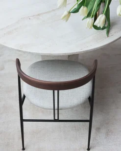 Violin Dining Chair | Klädd Sits / Valnöt