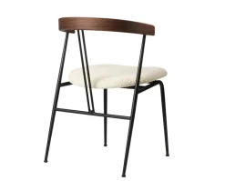 Violin Dining Chair | Klädd Sits / Valnöt