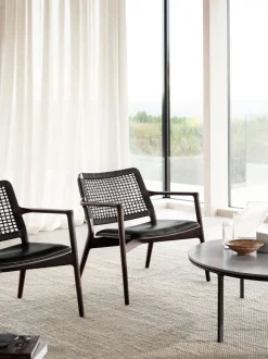 Vipp 488 Cabin Lounge Chair | Dark Oak