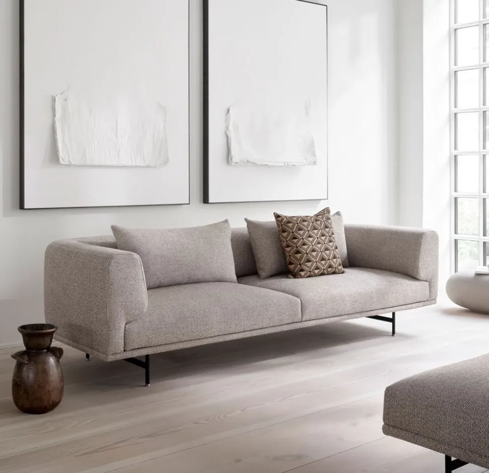 Vipp632 Chimney Soffa 3-sits | Wavy Off White/Light Grey