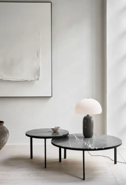 Vipp 425 Coffee table, Ø90 | Marmor, Pietra Grey