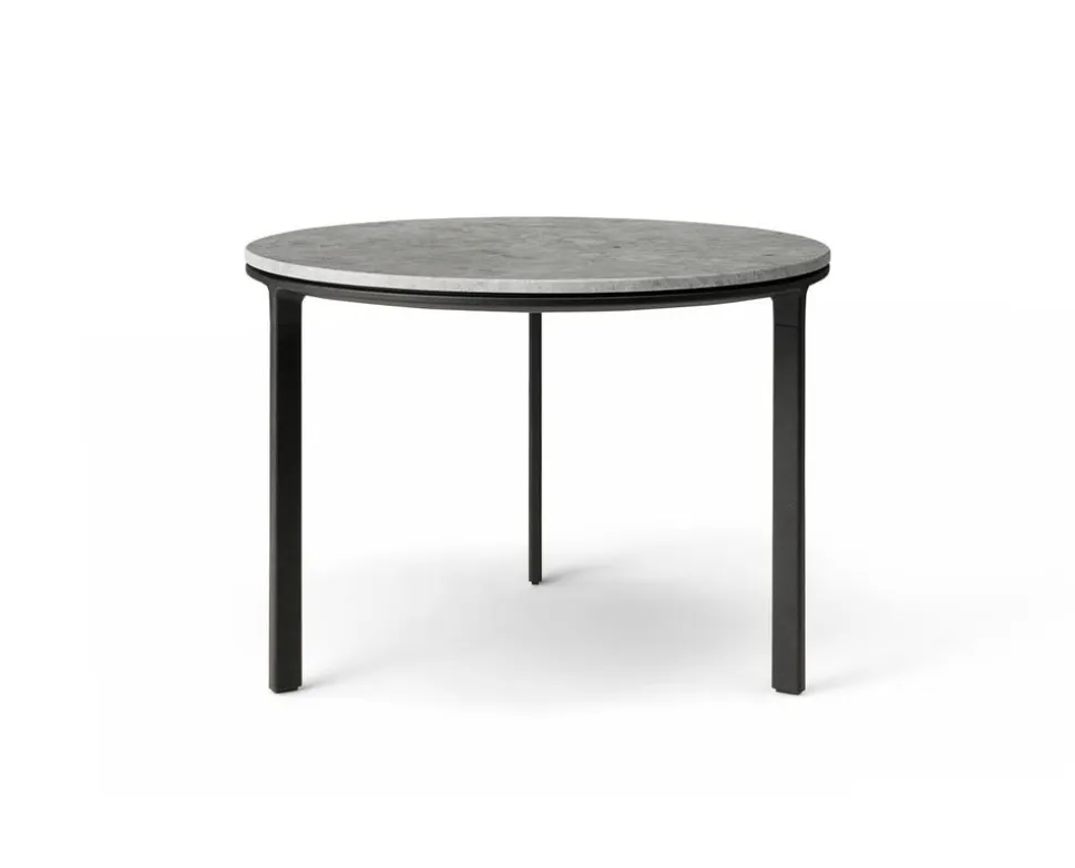 Vipp 423 Coffee Table Ø60 | Marmor, Sky Grey