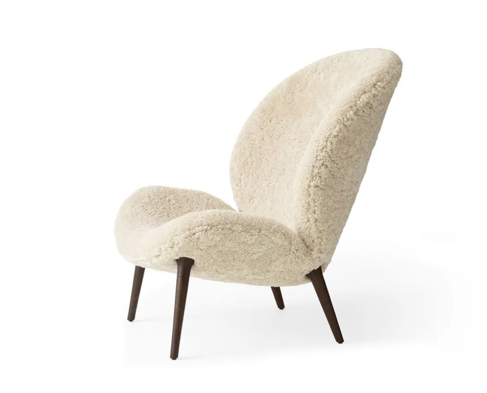 Vipp 466 Lodge Lounge Chair | Fårskinn Curly 09
