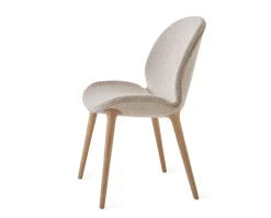 Vipp 462 Lodge Stol | Ljus Ek | Brook Beige/Chestnut
