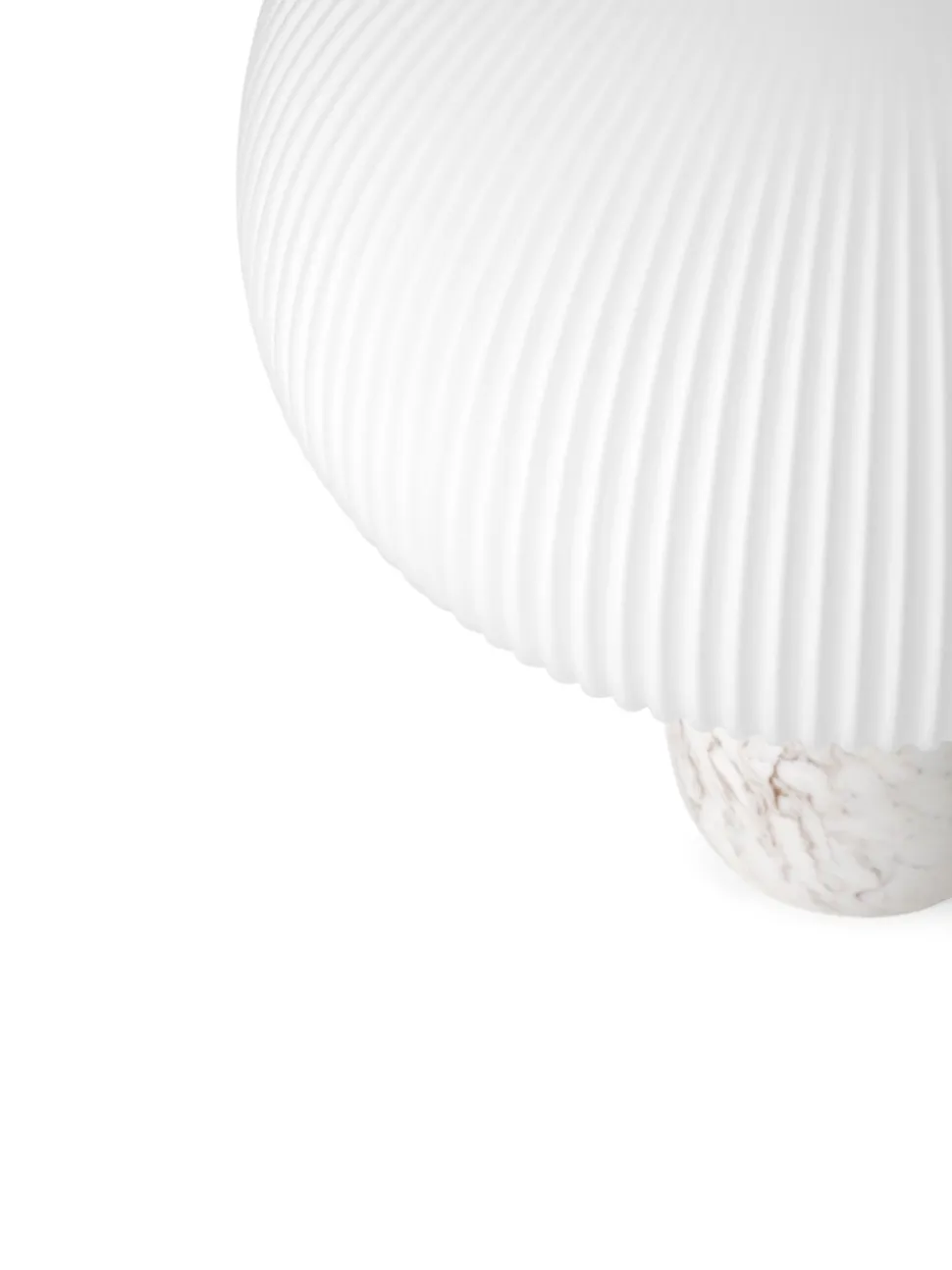 Vipp 591 Sculpture Bordslampa | Small | Vit marmor