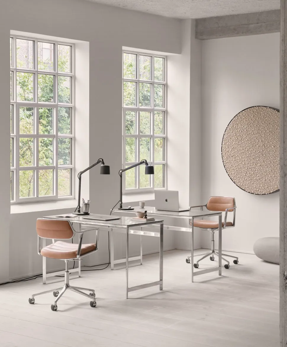 Vipp 430 Studio Skrivbord | Bosco läder, Valnöt
