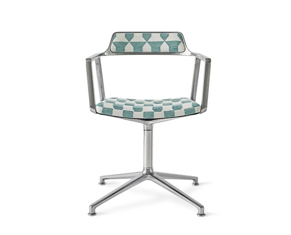 Vipp 452 Swivel Chair | Lagrasse, Polerat Aluminium