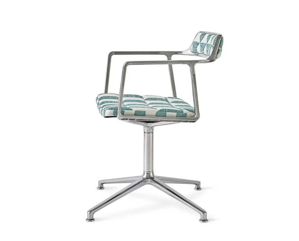 Vipp 452 Swivel Chair | Lagrasse, Polerat Aluminium