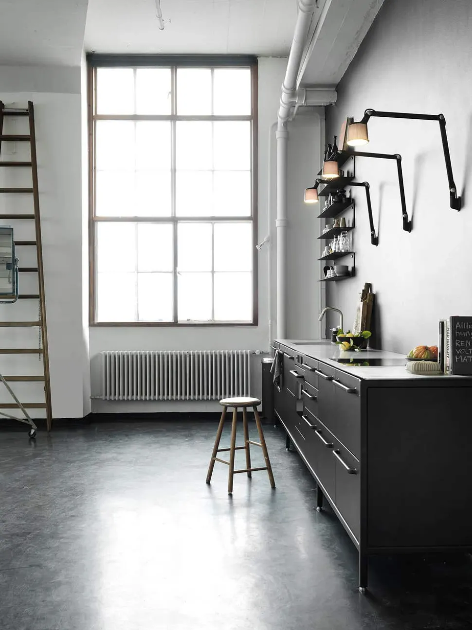 Vipp 522 Vägglampa | Svart