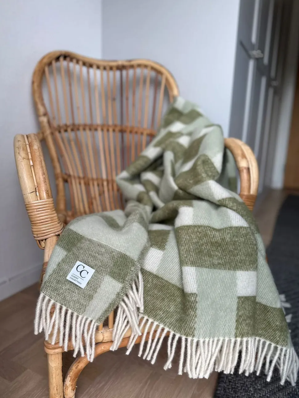 Weave Pläd | Grön