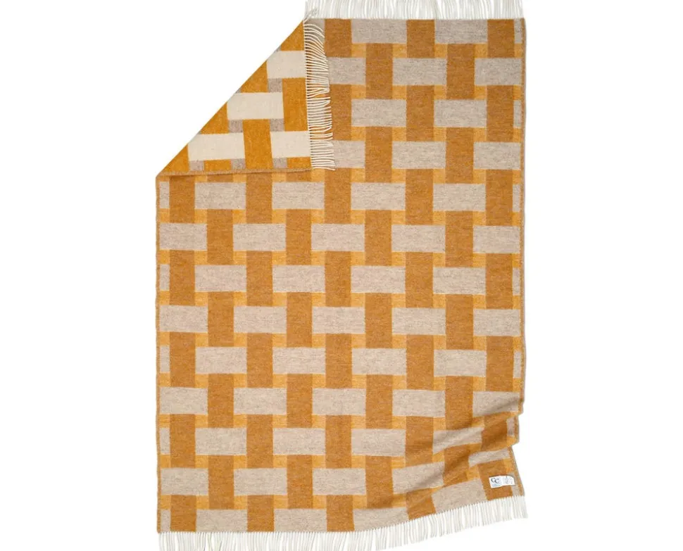Weave Pläd | Gul