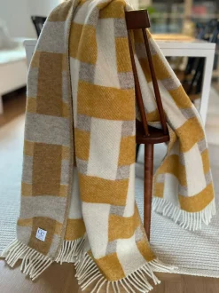 Weave Pläd | Gul