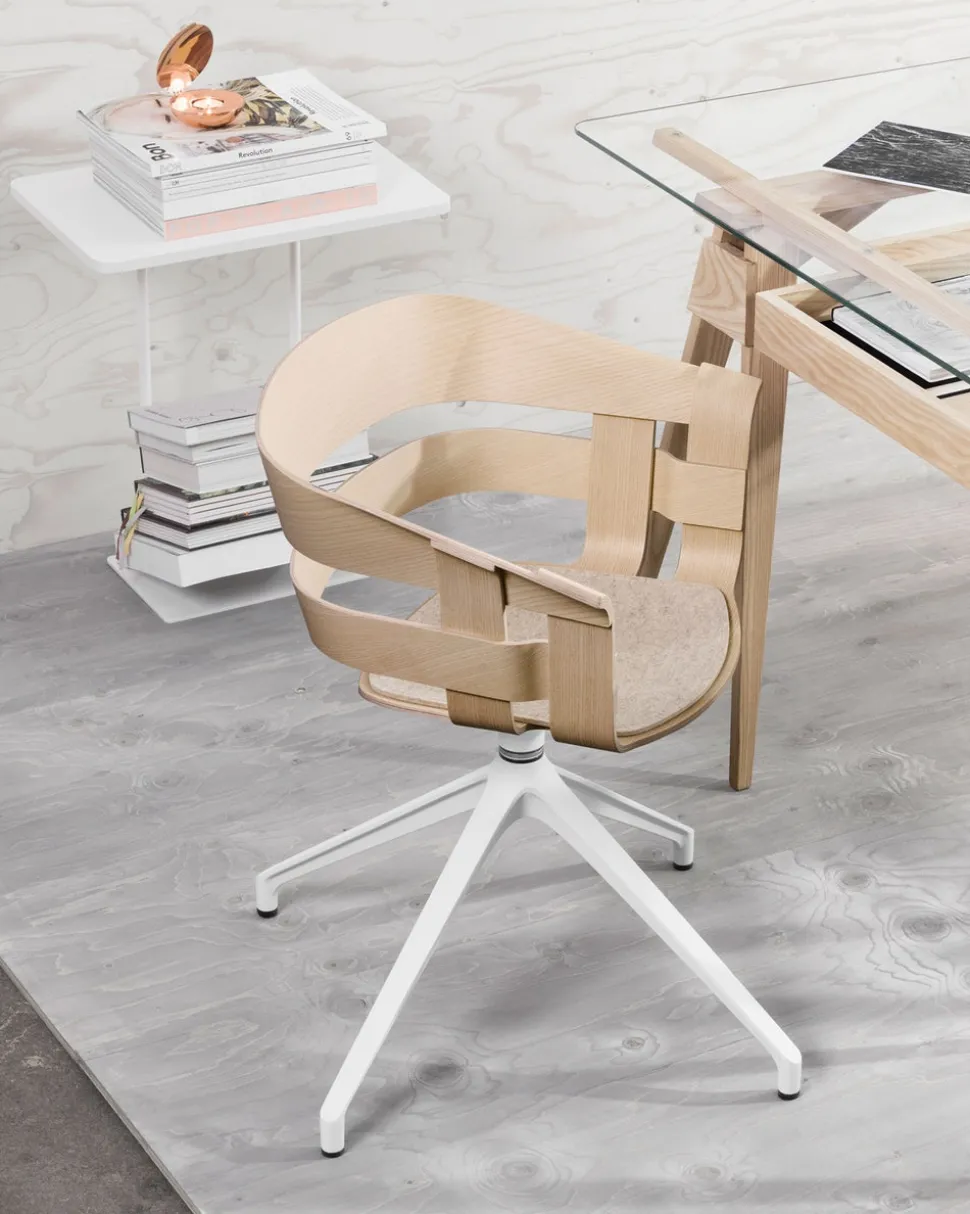 Wick Chair Swivel | Ek/Grå