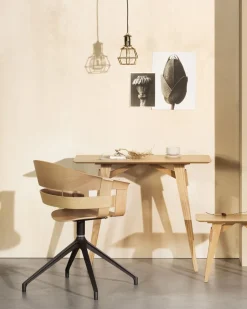 Wick Chair Swivel | Ek/Grå