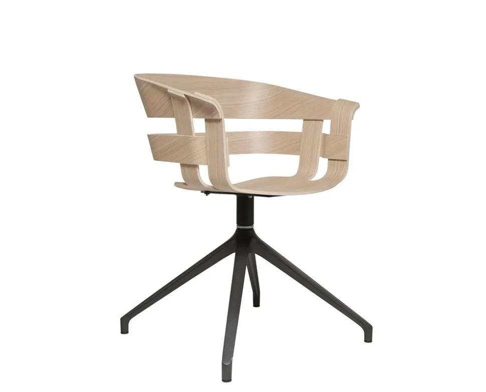 Wick Chair Swivel | Ek/Grå