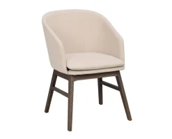Windham Karmstol | Beige / Brun Ek