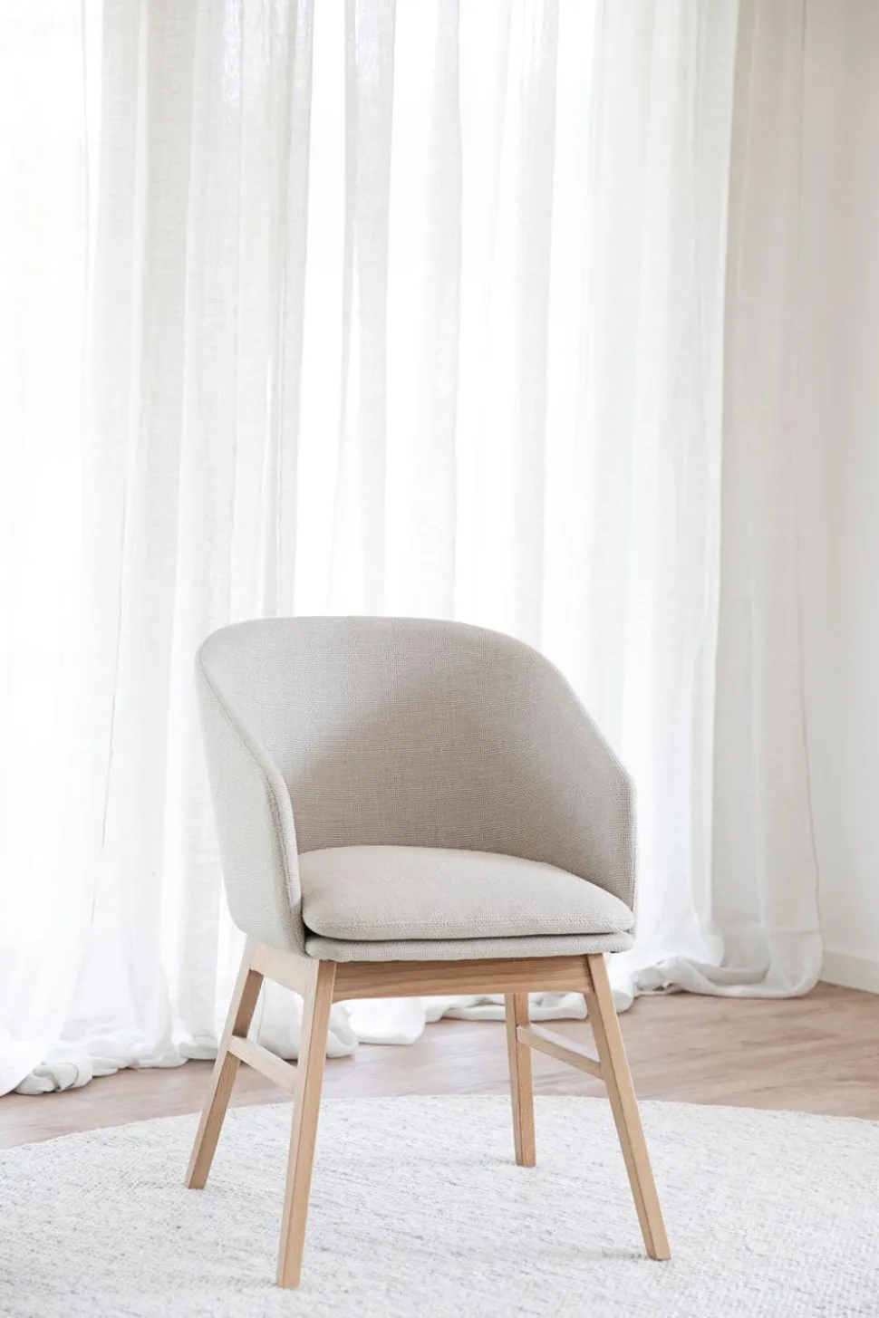 Windham Karmstol | Beige / Ek
