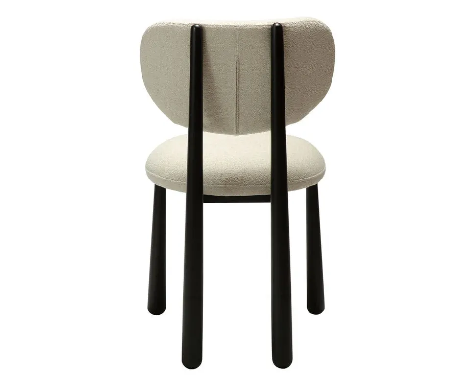 Woke Stol | Simply Beige Bouclé/Black